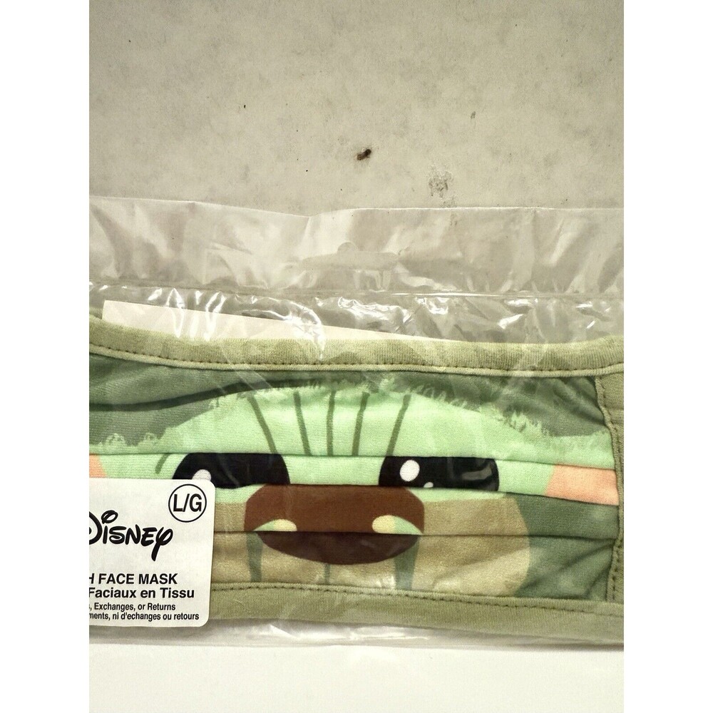 Disney Parks Store Cloth Face Mask Din Grogu The Child Adult Large Star Wars New